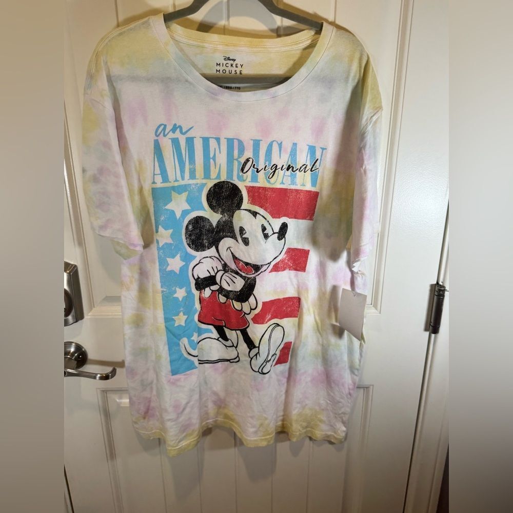 NEW Mickey Mouse Tie Dye Unisex Tee size XXL